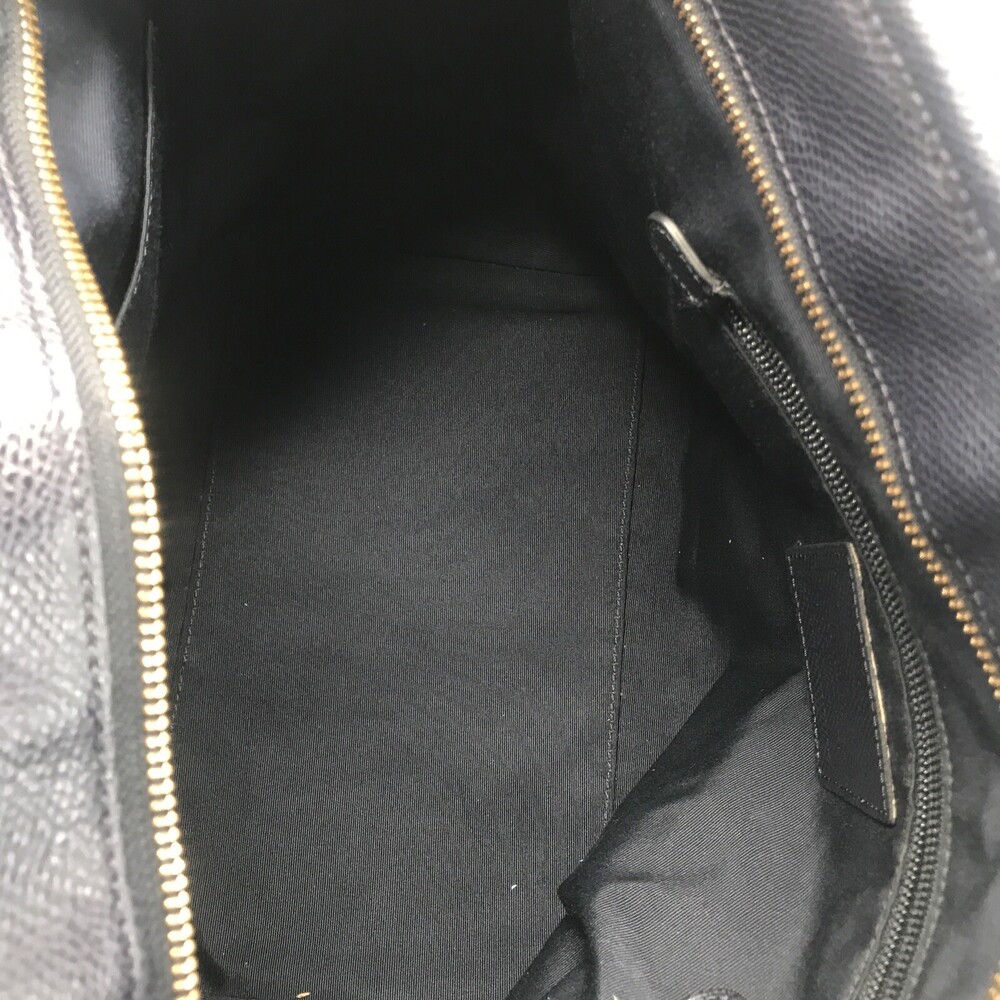Coach New York Horse & Carriage Pebbled Leather Tote Blue Zipper Great Condition - Picture 11 of 13
